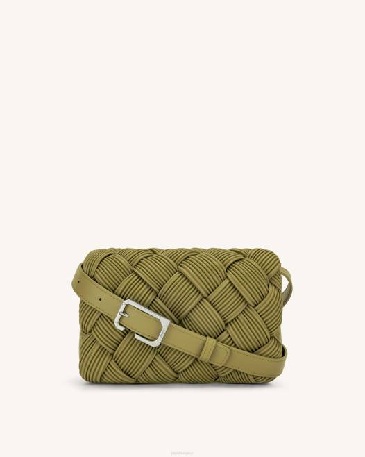 borostyán zöld JW PEI labirintus crossbody táska 2B8248