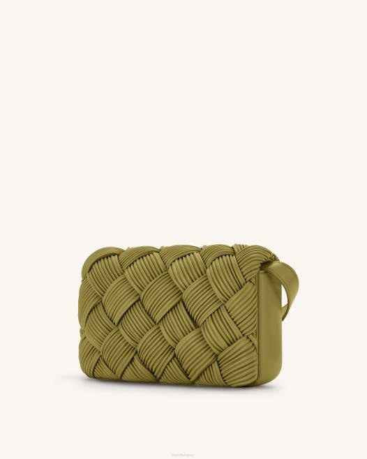 borostyán zöld JW PEI labirintus crossbody táska 2B8248
