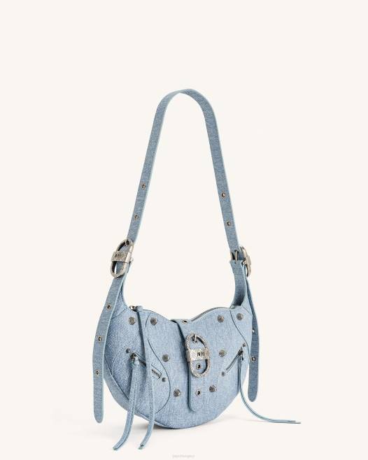 kék JW PEI tessa farmer dombornyomású crossbody táska 2B8253