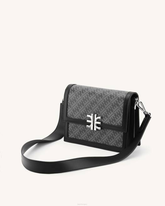 vas fekete JW PEI fei mini flip crossbody 2B8236