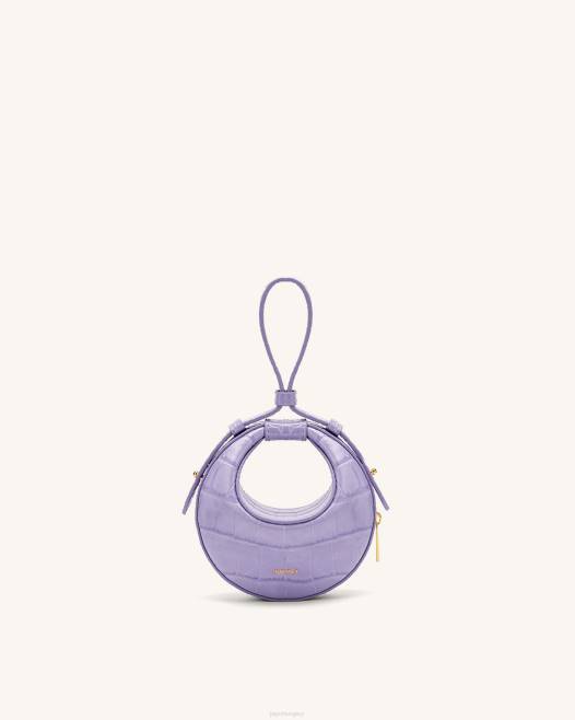 lila krokodil JW PEI rantan szuper mini táska 2B82180