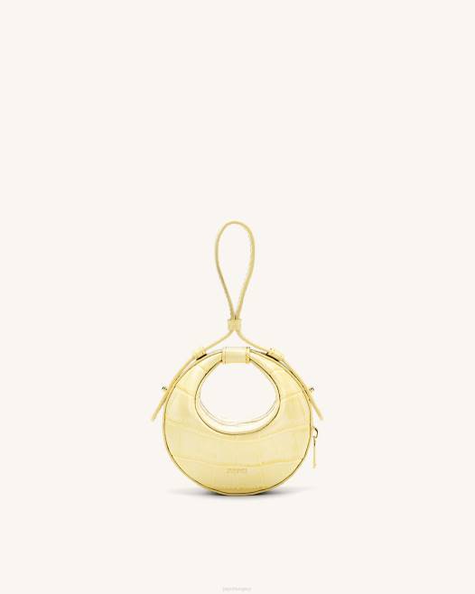 világos sárga krokodil JW PEI rantan szuper mini táska 2B82177