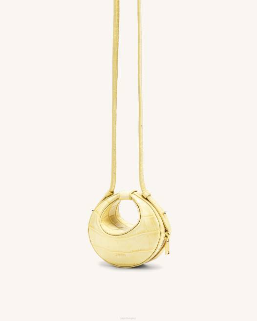 világos sárga krokodil JW PEI rantan szuper mini táska 2B82177