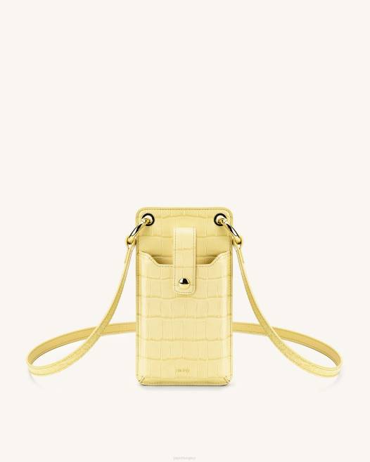 világos sárga krokodil JW PEI quinn telefontáska 2B82213