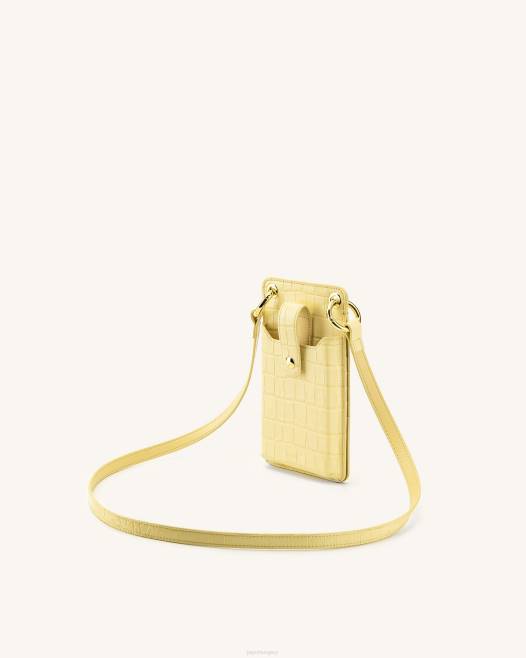világos sárga krokodil JW PEI quinn telefontáska 2B82213