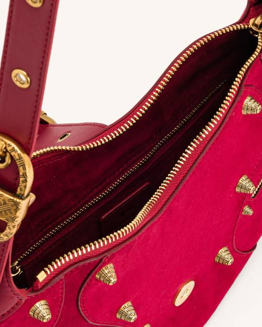 mély magenta JW PEI tessa velúr válltáska 2B82171